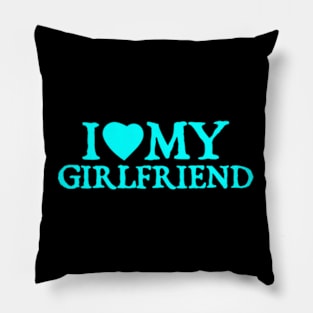 I Love I Heart My Girlfriend Pillow