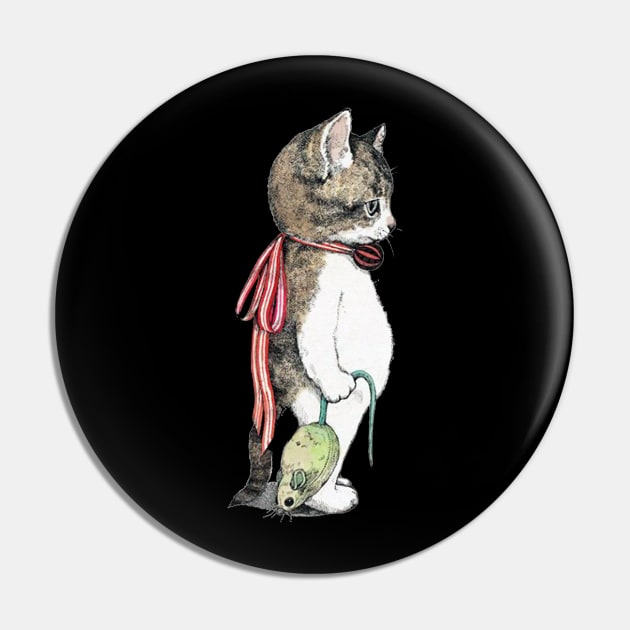 Funny Gift for Cat Lovers Pin by BadDesignCo