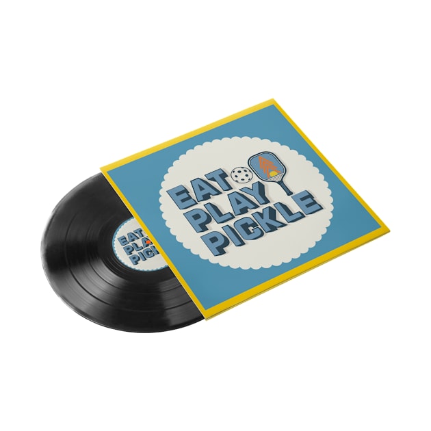 Get Your Groove on with Eat Play Pickle Vinyl Record Design by OKObjects