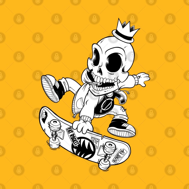 Skate it up Skullboy by FatRocketStudios