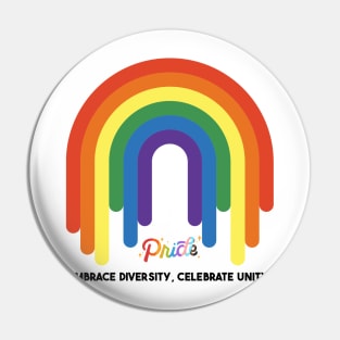 Pride: Embrace Diversity, Celebrate Unity Pin