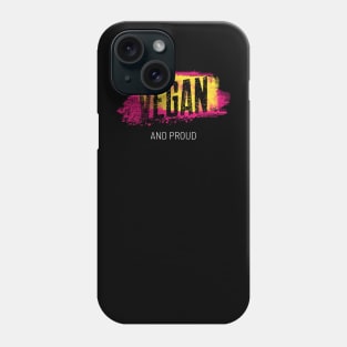 Vegan design T-shirt Phone Case