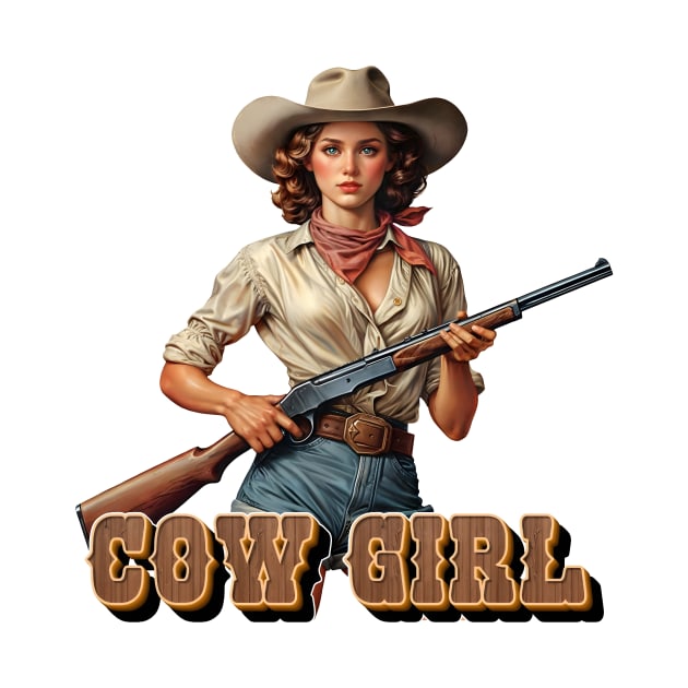 Cowgirl by Rawlifegraphic