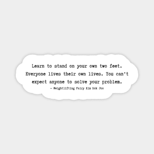 Weightlifting Fairy Kim Bok Joo quotes Magnet