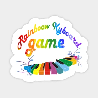 Rainbow Game keyboard Magnet