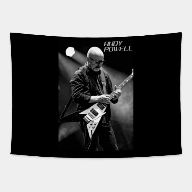 Andy Powell of Wishbone Ash playing Kevin Chilcott guitar Tapestry by LEX LUTHIER GEAR