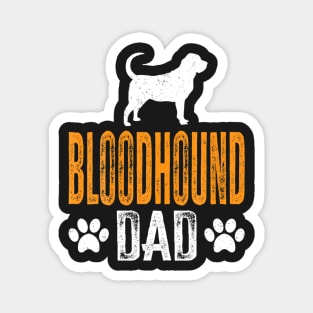 Bloodhound Dad Gift Dog Daddy Bloodhound Father Day Magnet