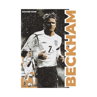 David Beckham - Street Art - Soccer Icons T-Shirt