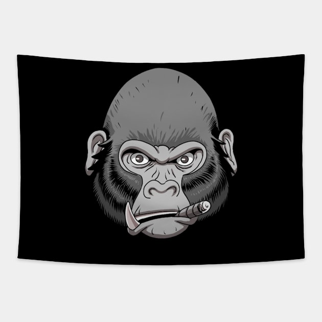 WTF GORILLA Tapestry by pnoid