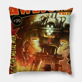 ASTOUNDINGLY AWESOME TALES: Attack Of The Metal Men Pillow