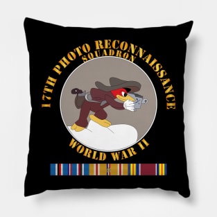 17th Photo Reconnaissance Squadron - WWII w PAC SVC Pillow