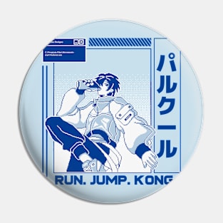 Run Jump Kong Parkour Pin