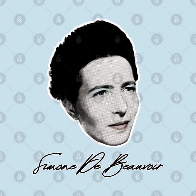 Simone De Beauvoir / Philosophy Fanart by CultOfRomance