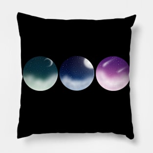 Tri sky bubbles Pillow