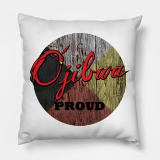 Ojibwa Proud Medicine Wheel Pillow