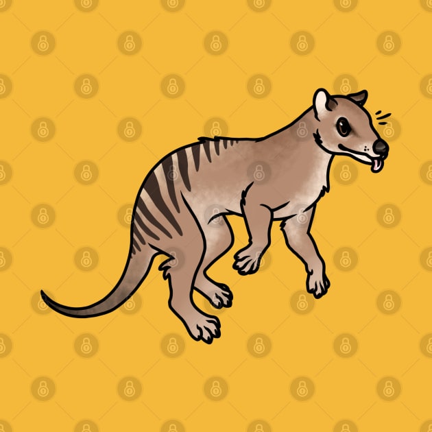 Cute Thylacine by saradrawspaleo