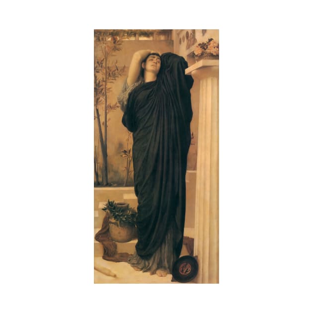 Electra At The Tomb Of Agamemnon by Frederic Leighton by Classic Art Stall