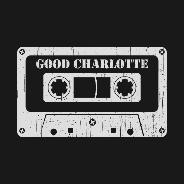 Good Charlotte - Vintage Cassette White by FeelgoodShirt