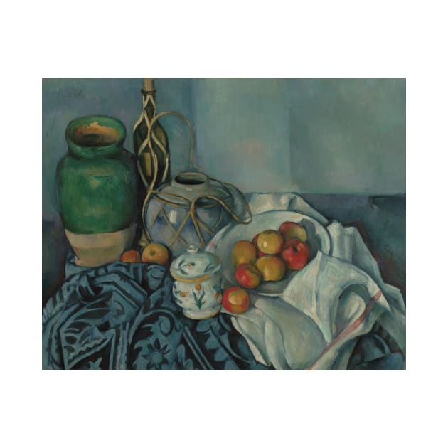 Still Life with Apples by Paul Cezanne by Classic Art Stall