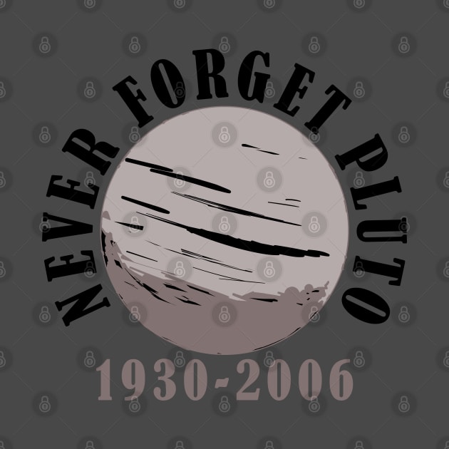 Never forget Pluto 1930-2006 by alcoshirts