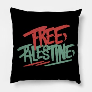 Free Palestine Pillow