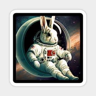 Space Rabbit Magnet