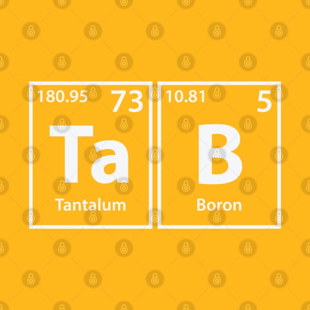 Tab (Ta-B) Periodic Elements Spelling by cerebrands
