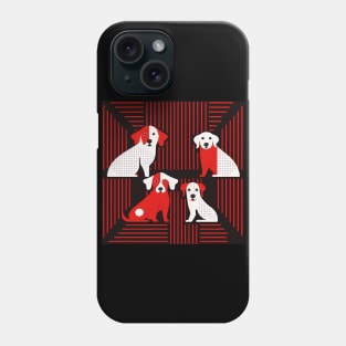 Abstract Dogs Phone Case