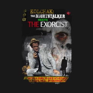 Kolchak meets the Exorcist, distressed T-Shirt