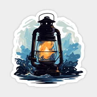 A Guiding Light Flame Lantern Magnet