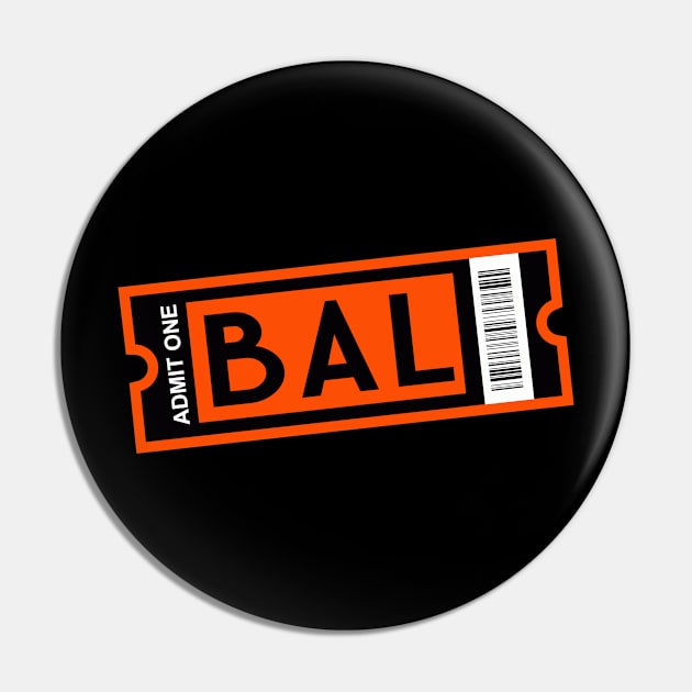 BAL Ticket Pin by CasualGraphic