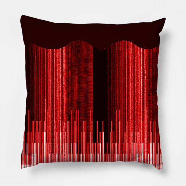 expressionism waves Pillow by joshsmith