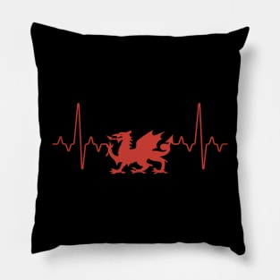 Welsh Dragon Heartbeat Pillow