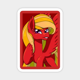 Ruby Pegasus Magnet