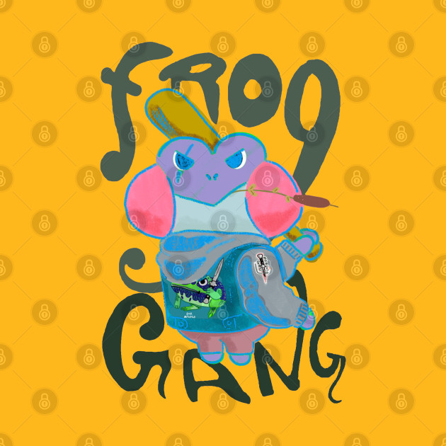 Frog Gang by Okay o_Random_Shop