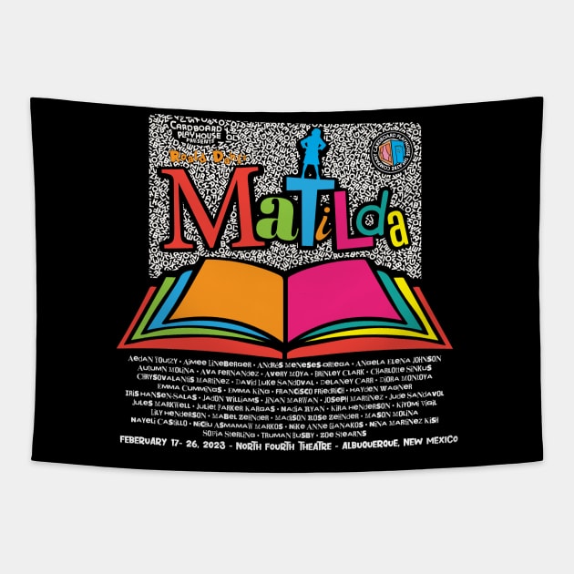 Matilda Jr. Cardboard Playhouse Theatre Company Tapestry by cardboardplayhouse