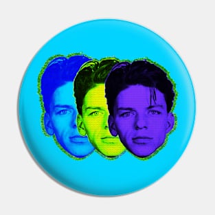 Franks Sinatra Mugshot Threeways Pin