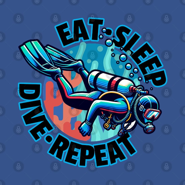 Eat Sleep Dive Repeat by BankaiChu