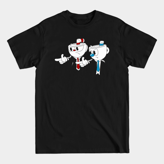 Disover Cup Fiction - Cuphead - T-Shirt