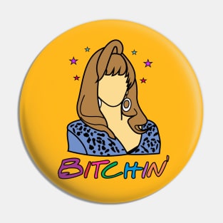 80s Rachel Pin