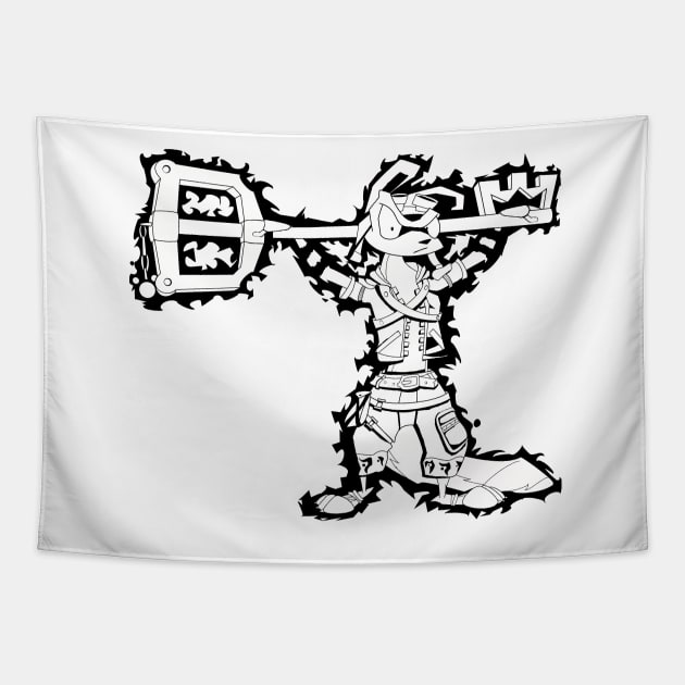 Daxters Kingdom (black) Tapestry by Daxters_Kingdom