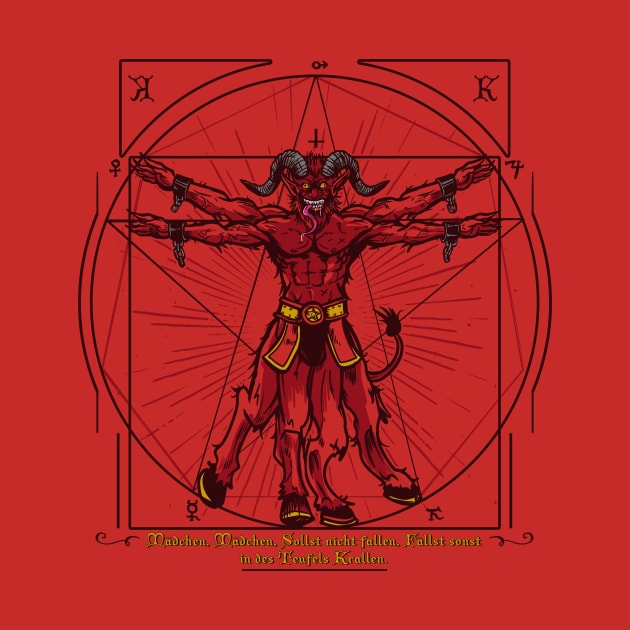 Vitruvian Krampus by AndreusD