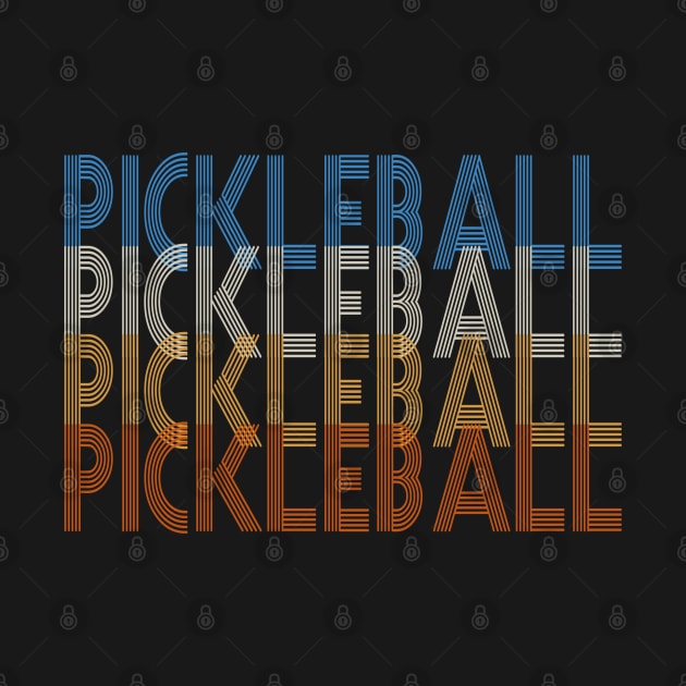 Classic Retro Style Pickleball by pho702