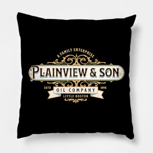 Plainview & Son Oil Company Pillow