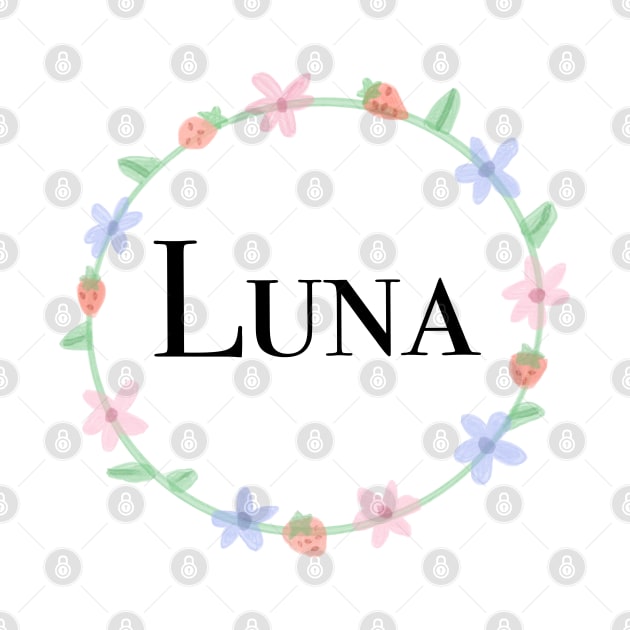 Luna ñame design by artoftilly