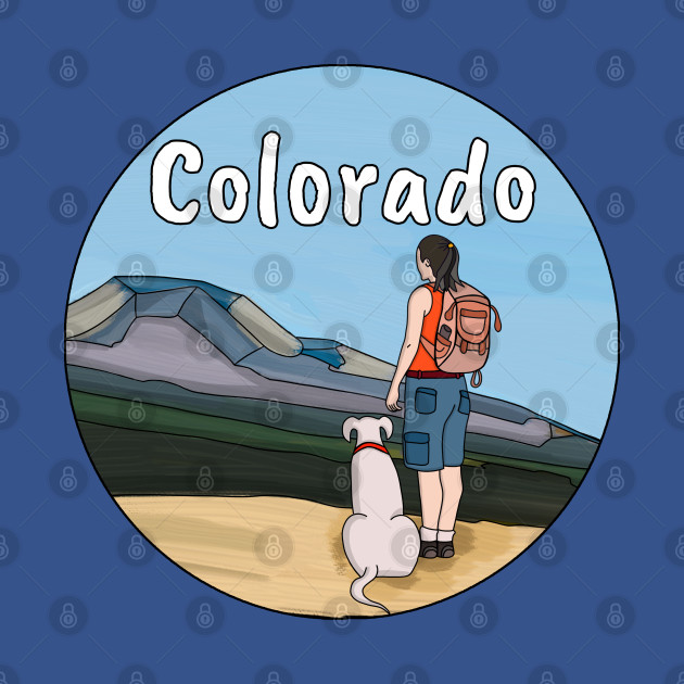 Discover Hiking Colorado - Colorado Souvenir - T-Shirt