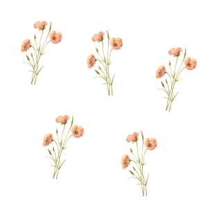 orange flower T-Shirt