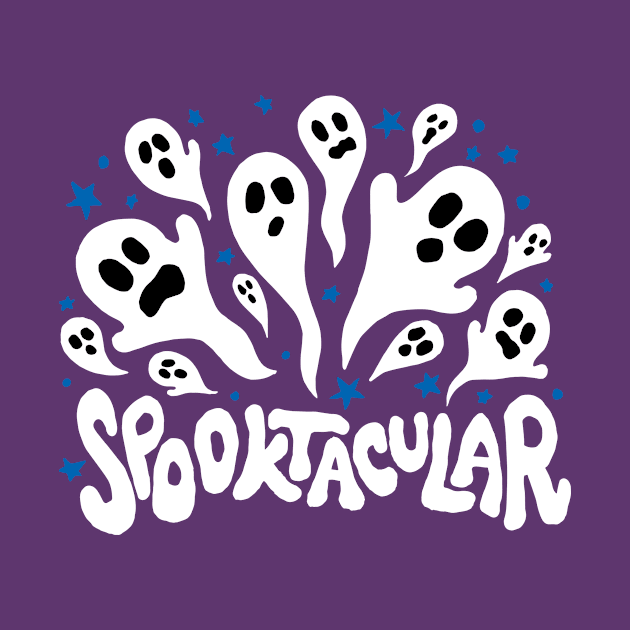 Spooktactular Halloween Ghosts by Woah there Pickle