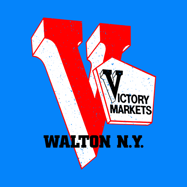 Victory Market Former Walton NY Grocery Store Logo by MatchbookGraphics