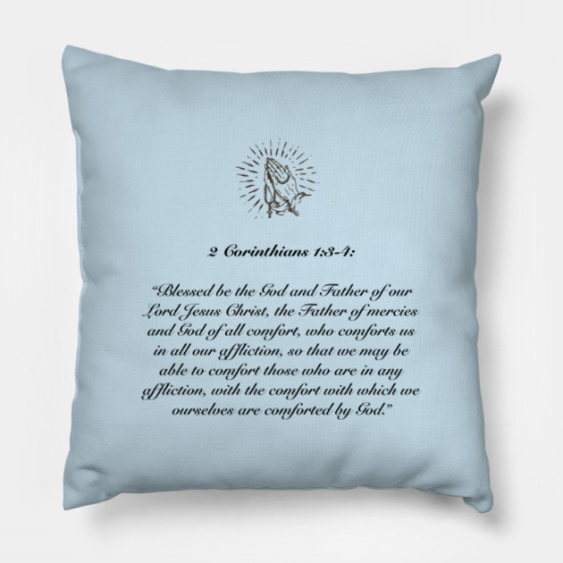 2 Corinthians 1 3 4 Bible Verses Pillow Teepublic